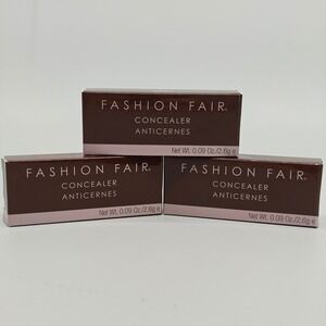 Fashion Fair Concealer Stick 3pk Cinnamon 1126 R26 Dark Circle Cover Up .09oz ea